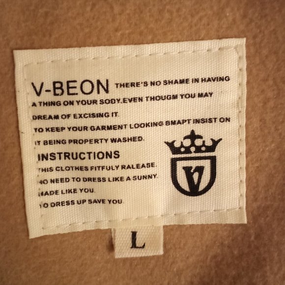 V-beon Tan Toggle Coat - Picture 3 of 6